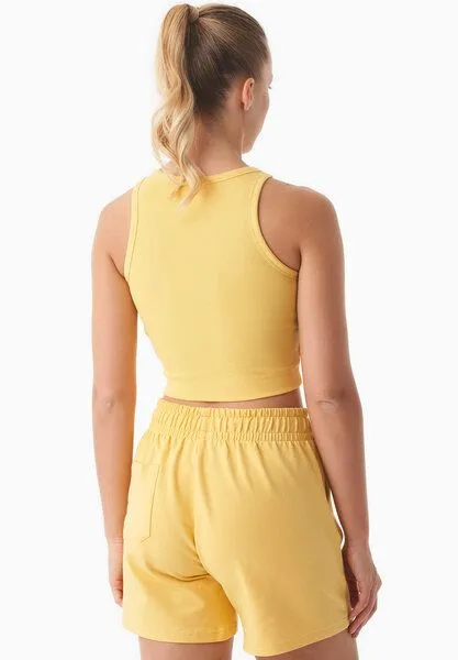 ORGANICATION ORGANICATION SONNIA | Cropped Rib Top aus Bio-Baumwolle, Saffron, – Produktbild 4 von 4