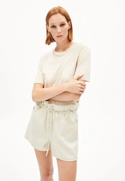 ARMEDANGELS ARMEDANGELS LUALAA Damen T-Shirt aus Leinen-Mix, Undyed, – Produktbild 1 von 4