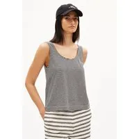ARMEDANGELS ARMEDANGELS MINAAMI LITA Damen Top aus Bio-Baumwolle, Black-oatmilk, – Produktbild 1 von 1