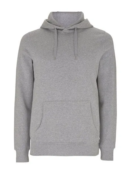 Earth Positive Earth Positive Unisex Pullover Hoody Kängurutasche Bio Baumwolle, Grau-melange, – Produktbild 1 von 4