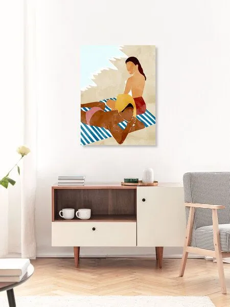 Photocircle Photocircle Poster / Leinwandbild - Beach Besties – Produktbild 3 von 4