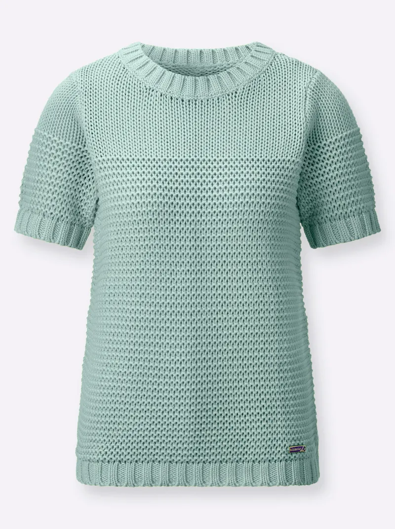 Witt Kurzarmpullover, Zartmint, – Produktbild 2 von 2