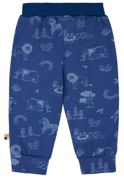 loud + proud loud + proud Babys & Kinder Hose mit Druck, GOTS-zertifiziert, Ultramarin(blau), – Produktbild 1 von 2