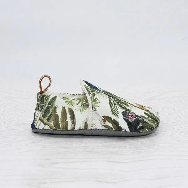 Pololo Pololo Barfuß-Hausschuhe aus Seaqual Yarn, Futter aus Baumwolle (organic) vegan, Dschungel, – Produktbild 4 von 4