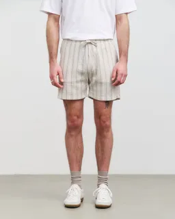 Rotholz Rotholz Herren vegan Shorts Muslin Sand Stripe – Produktbild 1 von 1