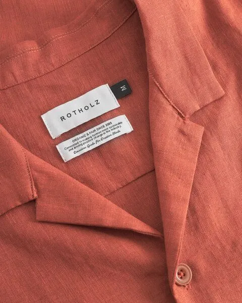 Rotholz Rotholz Bowling Shirt, Rot, – Produktbild 4 von 4