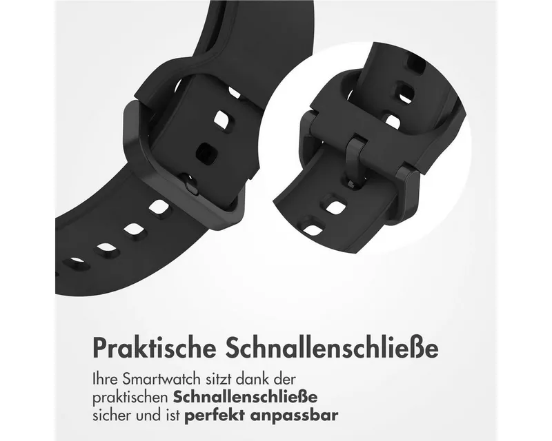 imoshion imoshion Silikonband für das Samsung Galaxy Fit 3, Schwarz, – Produktbild 5 von 6