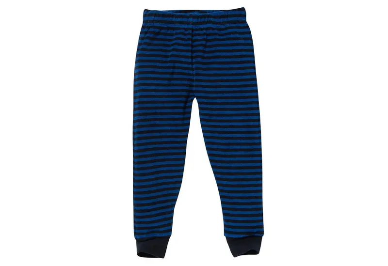 People Wear Organic People Wear Organic Pyjama aus Frottée, Bio-Baumwolle, Blau, – Produktbild 4 von 4