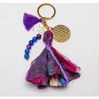 Divasya Divasya Schlüsselanhänger "Happy Yogini" | Yoga Geschenk – Produktbild 1 von 1