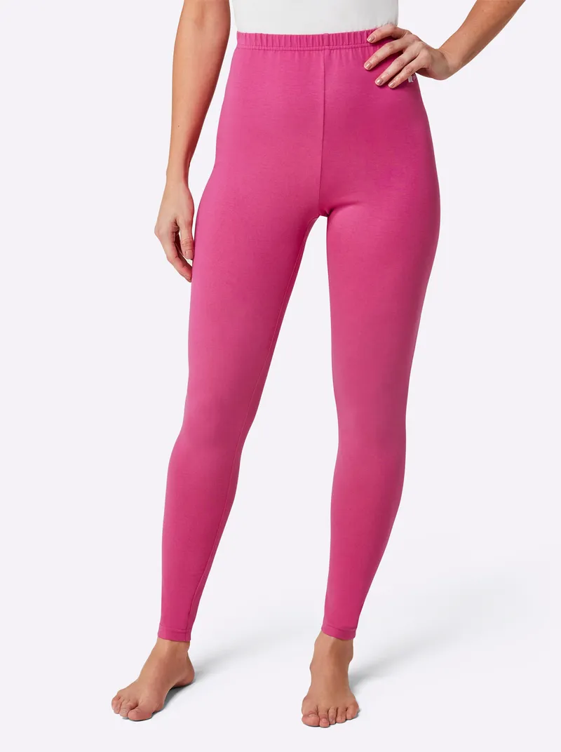 feel good Leggings fuchsia, Fuchsia, – Produktbild 1 von 3