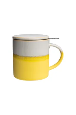 Tranquillo Tasse mit Teesieb INDUSTRIAL 410 ml - gelb – Produktbild 1 von 1