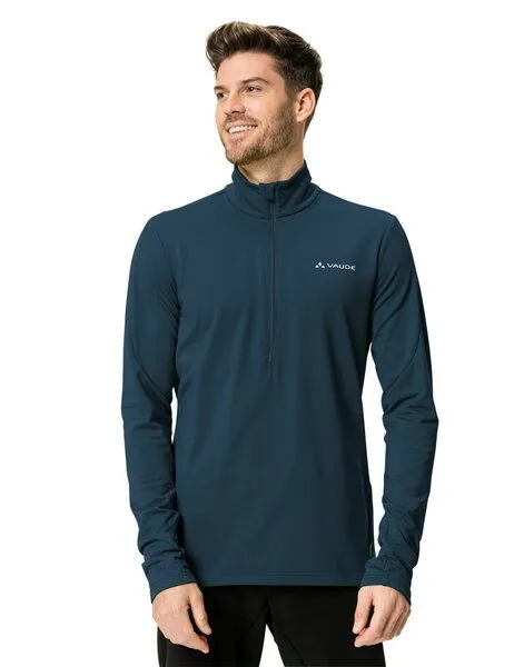 Vaude VAUDE Pullover Men's Livigno Halfzip II, Dark sea, – Produktbild 5 von 7