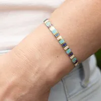 juni juni Armband "Ocean Tonic" - individuell verstellbar - handgemacht in Deutschland – Produktbild 1 von 1