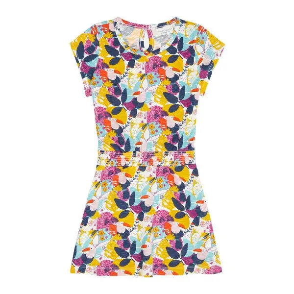 Sense Organics sense-organics Sense Organics Sommerkleid Mädchen Bio Baumwolle, Floral toucan, – Produktbild 1 von 2