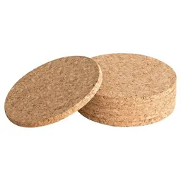 Kork-Deko Kork-Deko Glasuntersetzer aus Kork (6er-Pack) ⌀=9cm – Produktbild 1 von 1