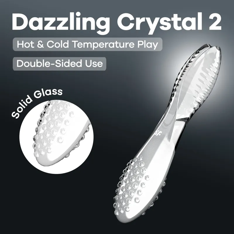 Satisfyer Satisfyer Dazzling Crystal 2, 20 cm, Transparent, – Produktbild 1 von 1