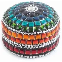 El Puente El Puente Dose | Fair Trade & Handmade aus Indien, Mehrfarbig, – Produktbild 1 von 1