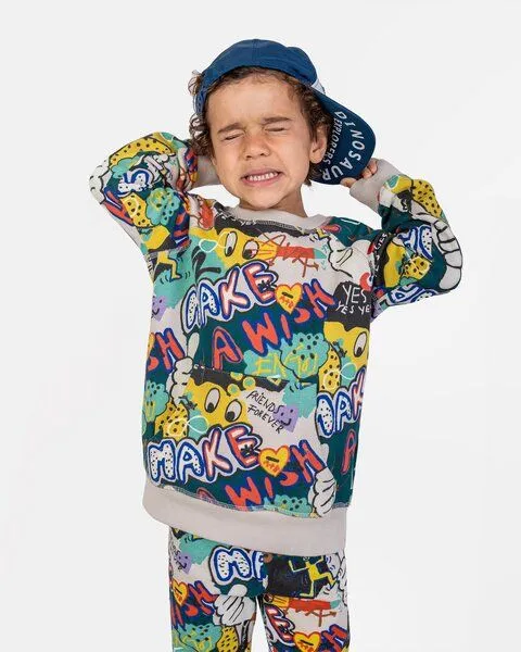 NAADA NAADA Sweatshirt Graffiti – Produktbild 1 von 4