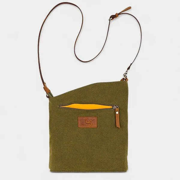 Dragolina Dragolina Crossbody Schultertasche Robin, Moosgrün (hellgrün), – Produktbild 1 von 4