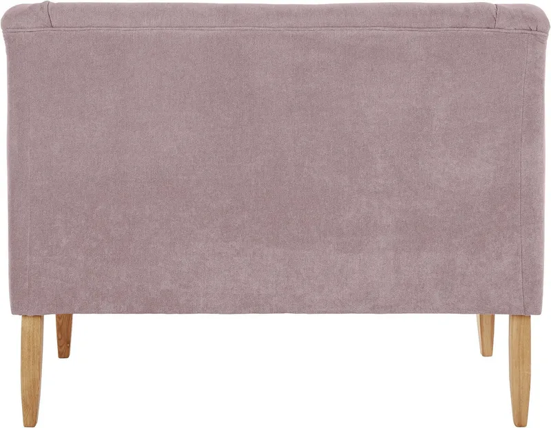 Home affaire Küchensofa Moro Couch mit Federkern, bequem, Breite 142cm, in verschiedenen Stoffen und Farben, Lila, – Produktbild 4 von 5