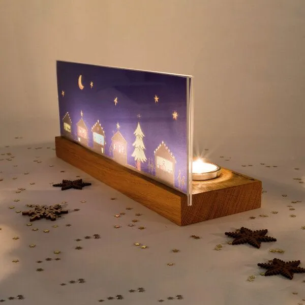 klotzaufklotz klotzaufklotz Weihnachtskrippe Weihnachtsmarkt – Produktbild 2 von 7