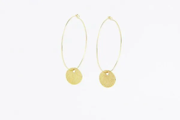 Jewelberry Jewelberry Kreole Small Shell, Gold, – Produktbild 2 von 4
