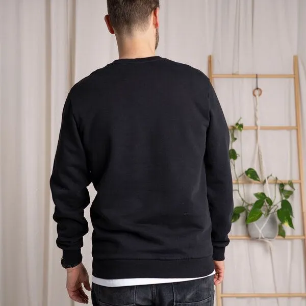 Vresh Clothing Vresh Clothing Vritz - Sweater aus Biobaumwolle, Schwarz, – Produktbild 2 von 4