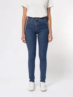 Nudie Jeans Nudie Jeans Bio-Denim Hightop Tilde Light Navy – Produktbild 1 von 1