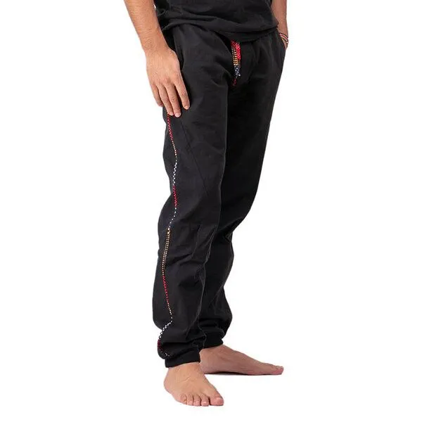 Africulture Africulture Jogging Hose "Kitenge Fusion", Schwarz, – Produktbild 1 von 3