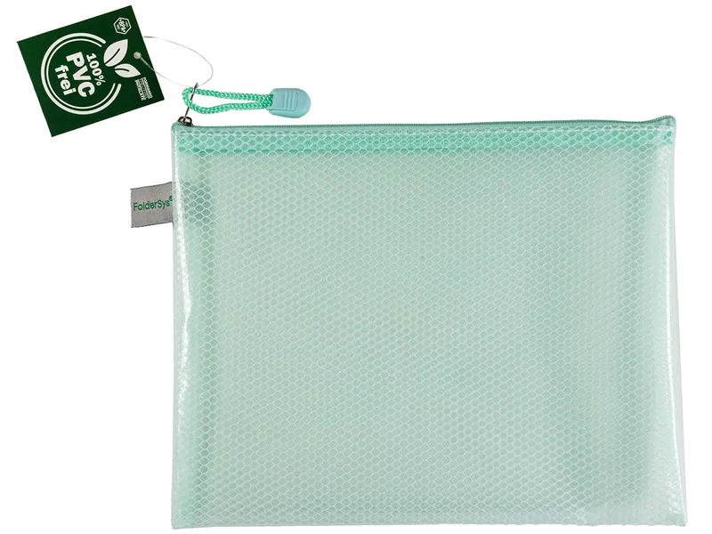 FolderSys FolderSys Kleinkram-Beutel "Candy Bag" mit RV, DIN A5, EVA, pastell grün transparent – Produktbild 1 von 1