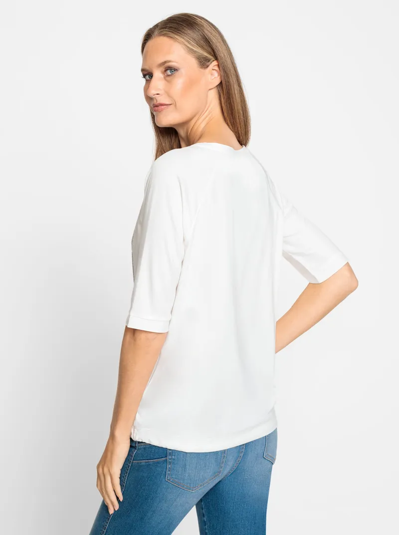 heine Kurzarmshirt ecru, Ecru, – Produktbild 2 von 2
