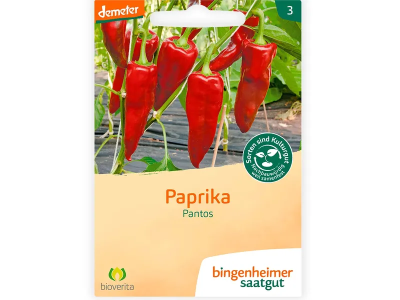 Bingenheimer Saatgut Paprika Pantos – Produktbild 1 von 2