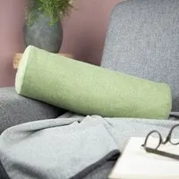nahtur-design nahtur-design Nackenrolle mit leichtem Lodenbezug | Naturfüllung, Gruen_02, – Produktbild 2 von 4