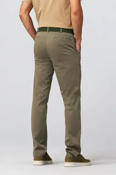 Meyer MEYER Fine-Print Baumwollchino, Braun (camel), – Produktbild 3 von 4
