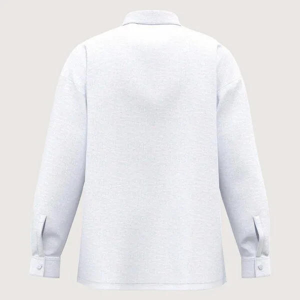 YTWOO YTWOO Oversized Leinenhemd für Damen, Weiß, – Produktbild 4 von 4