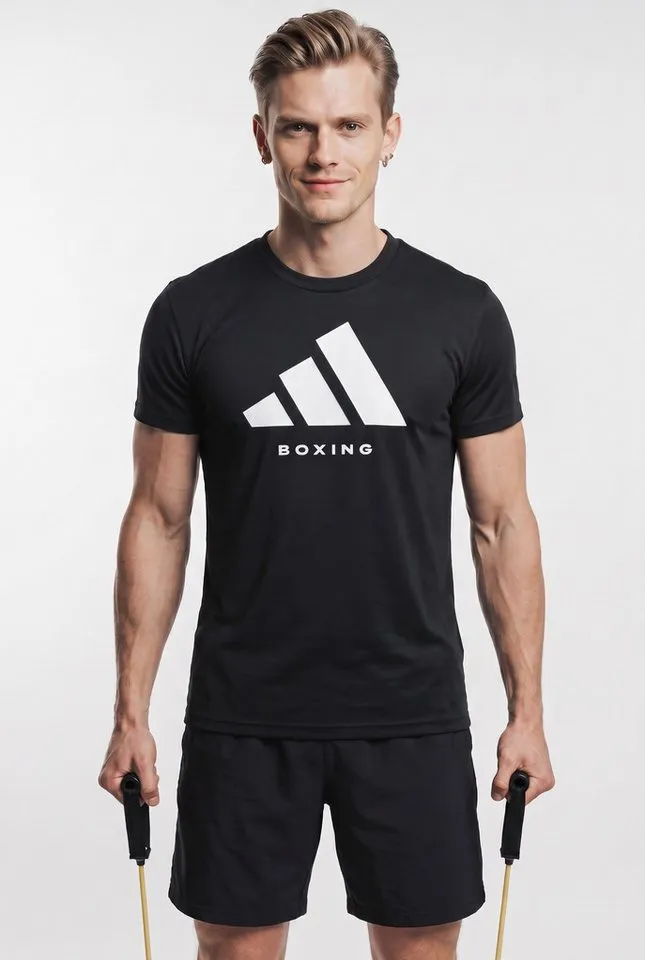 adidas Performance adidas Performance T-Shirt Community T-Shirt Boxing, Schwarz, – Produktbild 2 von 4