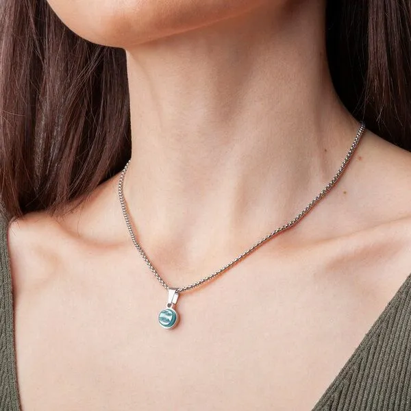 ALEXASCHA ALEXASCHA Kettenanhänger aus Glas | Mix & Match Charms, Silver, – Produktbild 6 von 8