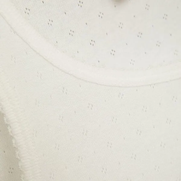 comazo|earth comazo|earth Unterhemd aus Biobaumwolle-Ajour | GOTS zertifiziert, Offwhite, – Produktbild 2 von 4