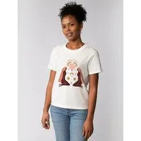 watapparel watapparel T-Shirt Frauen Love and flex, Off white, – Produktbild 1 von 1