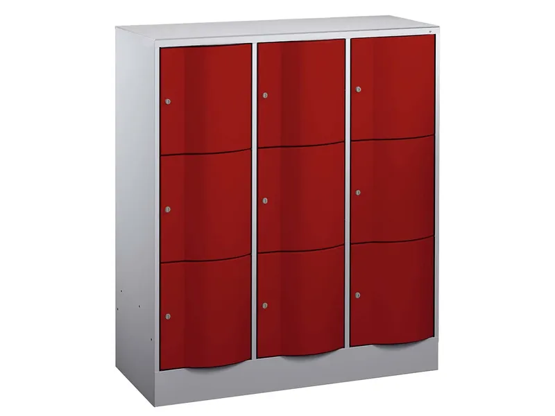 C+P C+P Schließfachschrank 3 Türme lg/rt 3er – Produktbild 1 von 1