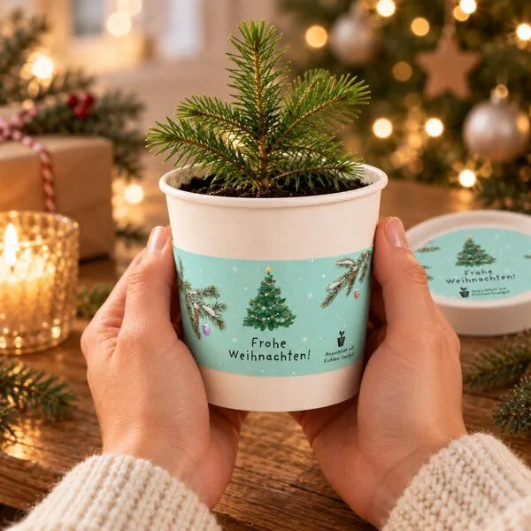 Die Stadtgärtner Die Stadtgärtner Frohe Weihnachten - Becher - Kleines Weihnachtsgeschenk – Produktbild 1 von 4