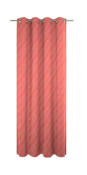 Nature by Adam Nature by Adam Vorhang aus 100% Bio-Baumwolle - Made in Germany - Argentinian Criolla light, Rot, – Produktbild 2 von 7
