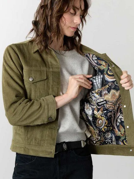 Yahmo Yahmo Thea Jacke, Oliv (grün), – Produktbild 1 von 4