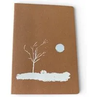 ilovemixtapes ilovemixtapes Notizbuch A5 | Fuchs im Wald | Handbedruckt im Siebdruck | Kraftpapier | Gepunktet | 32 Seiten | FSC-zertifiziert | Handmade – Produktbild 1 von 1