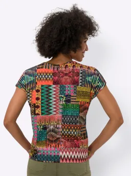 heine Print-Shirt terra-rot-bedruckt – Produktbild 1 von 1