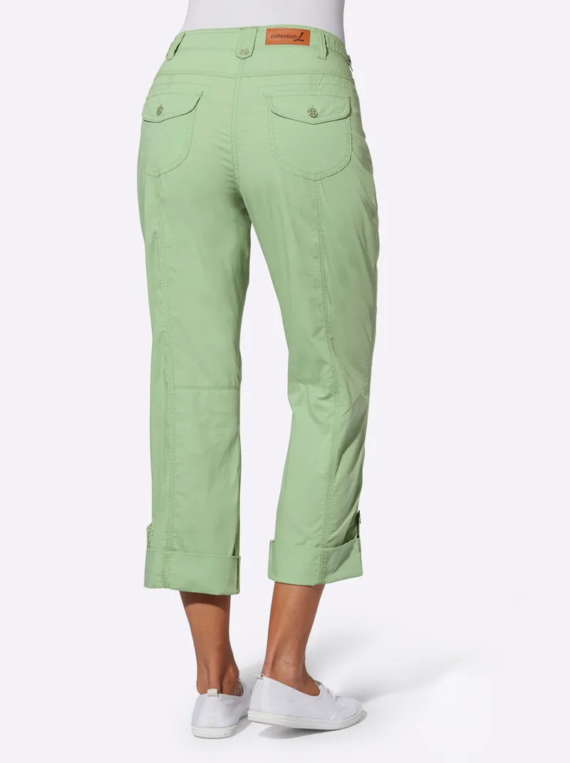 Witt Baumwollhose, Eucalyptus, – Produktbild 3 von 3