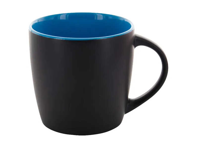 Keramiktasse "ENNIA" mattschwarz/blau – Produktbild 1 von 1