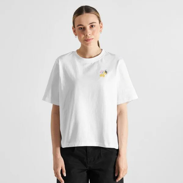 Dedicated DEDICATED T-Shirt Vadstena Lemon Branch - White – Produktbild 1 von 2