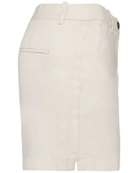 YTWOO YTWOO Damen Bermudashorts aus Bio Baumwolle mit weicher Haptik, Weiß, – Produktbild 3 von 4
