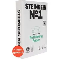 Steinbeis 500 Blatt Steinbeis Recycling Kopierpapier "No.1, ClassicWhite" DIN A4, 4-fach gelocht – Produktbild 1 von 1